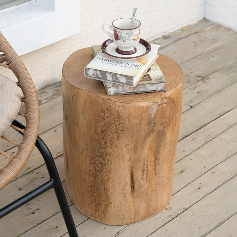 Table d'appoint MGO, table d'appoint en bois peinte à la main pour une utilisation intérieure et extérieure