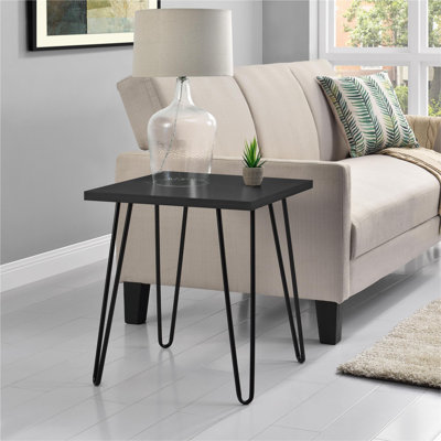 Ewalt Side Table with metal legs