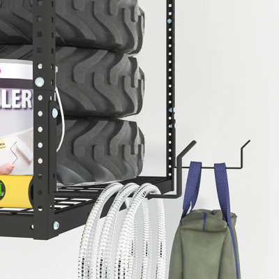 Marzio Steel Height -Adjustable Ceiling Mounted Rack