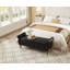 Banc de rangement capitonné Conring de 40 po, banc de rangement rembourré avec repose-pieds et banc de fenêtre-1041794213-1046069096