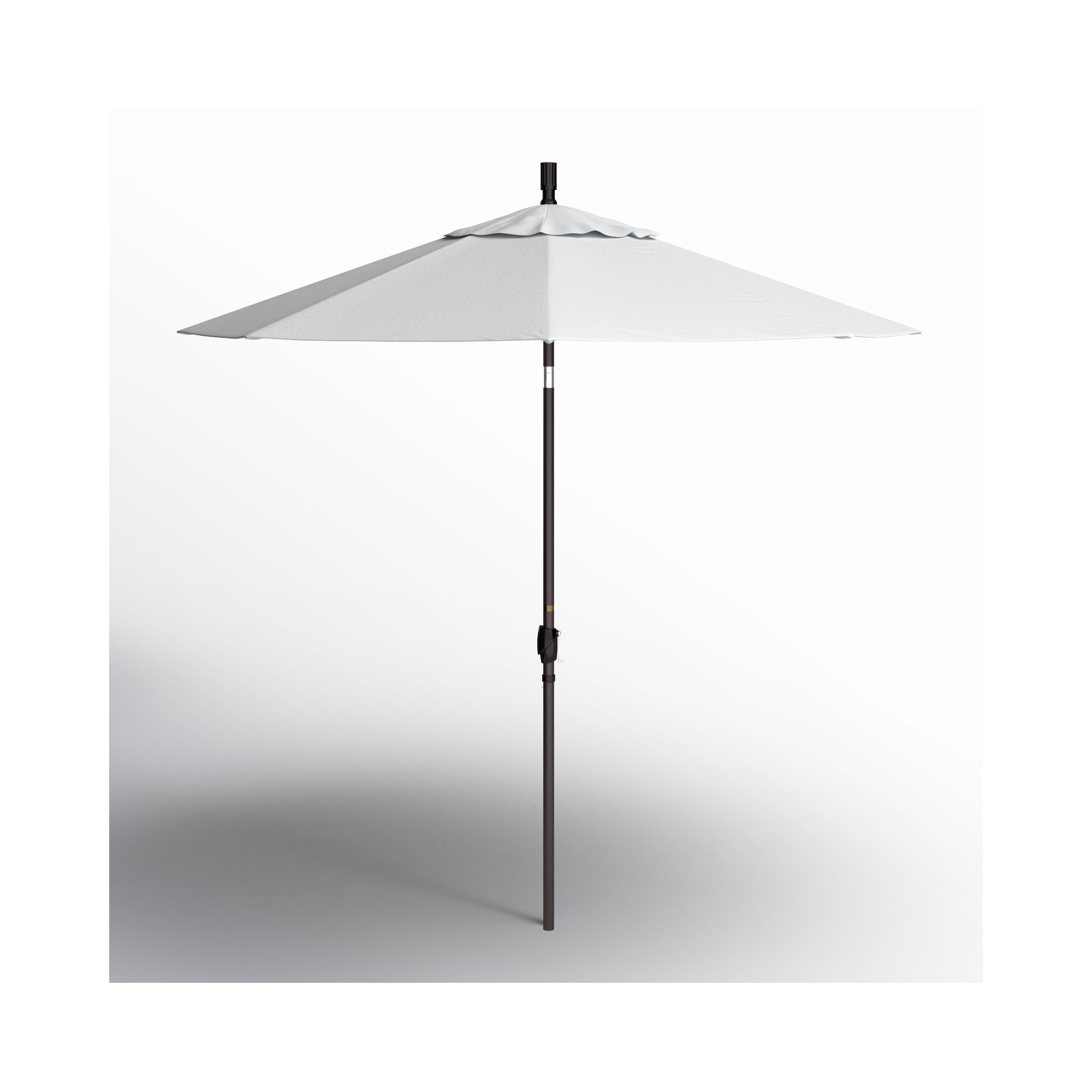 Iuka 108'' Outdoor Umbrella, White - Olefin