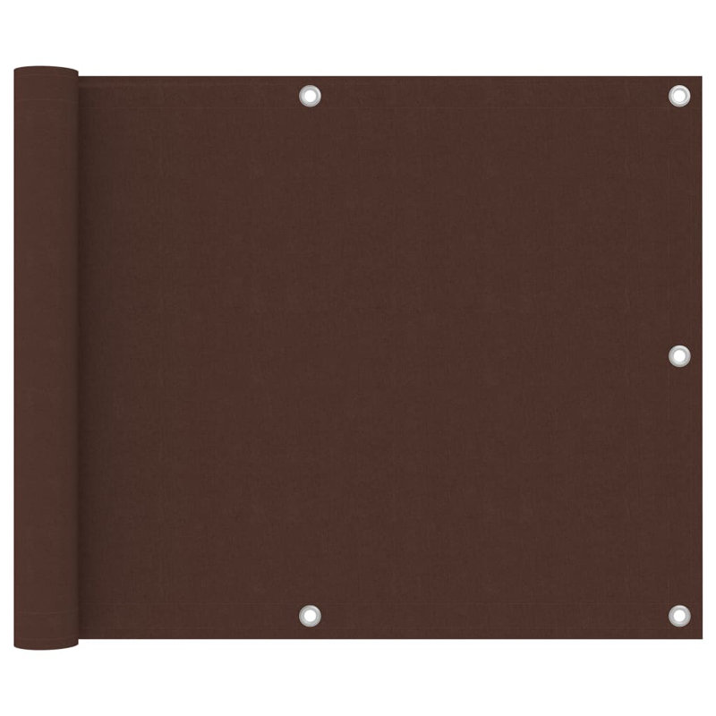 Tissu Oxford Vidaxl, L 196,9 po x P 47,2 po, Brun