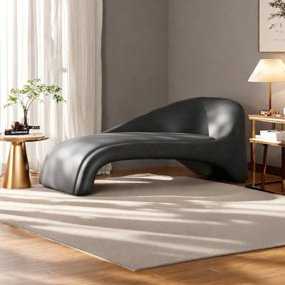 Luxury-Style faux Leather Lounge Chair