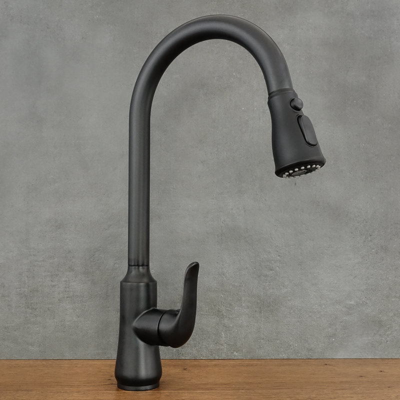 Belfry Kitchen Kitchen Faucet, Black