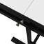 Tablette de table convertible en bois massif, Home Allure, finition Enigma blanc