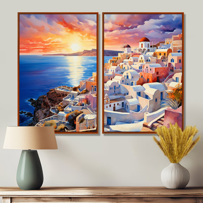 Grèce Oia Splendor I - Grèce, art mural