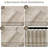 YZ Home Pinch Pleated Linen Curtains 2 Panels Set, Light Filtering Linen Blend Sheer Drapes Memory Trained Pleated Curtain Back Tab with Hooks Rings for Living Room Bedroom-2016677126-2016677135