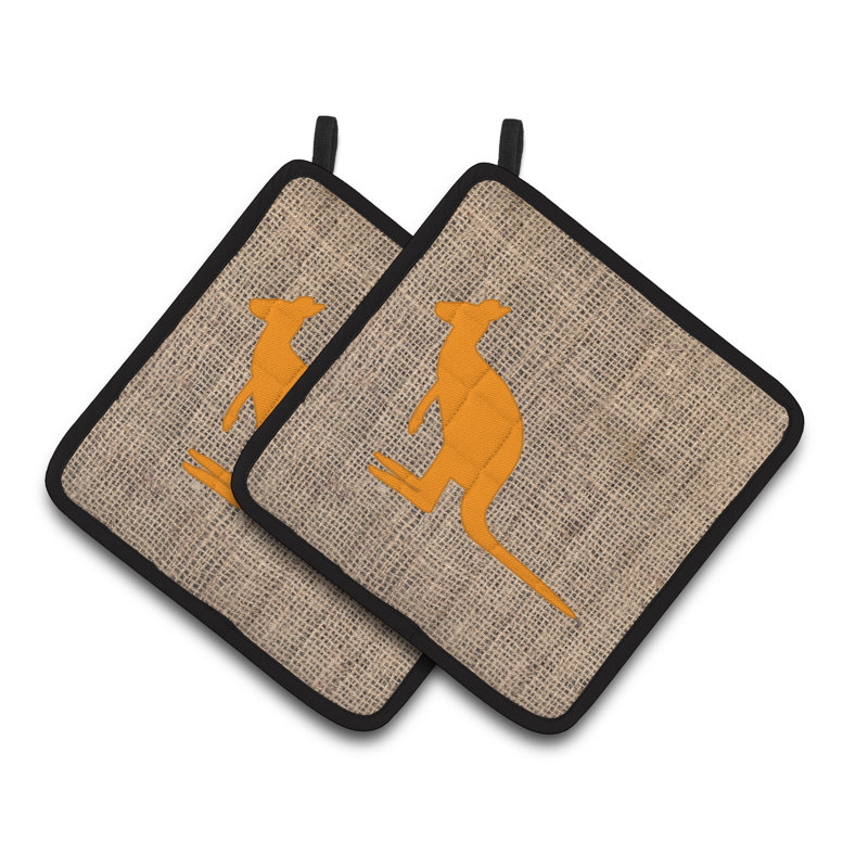 Cuisinier poignée caroline trésors Kangaroo, Orange