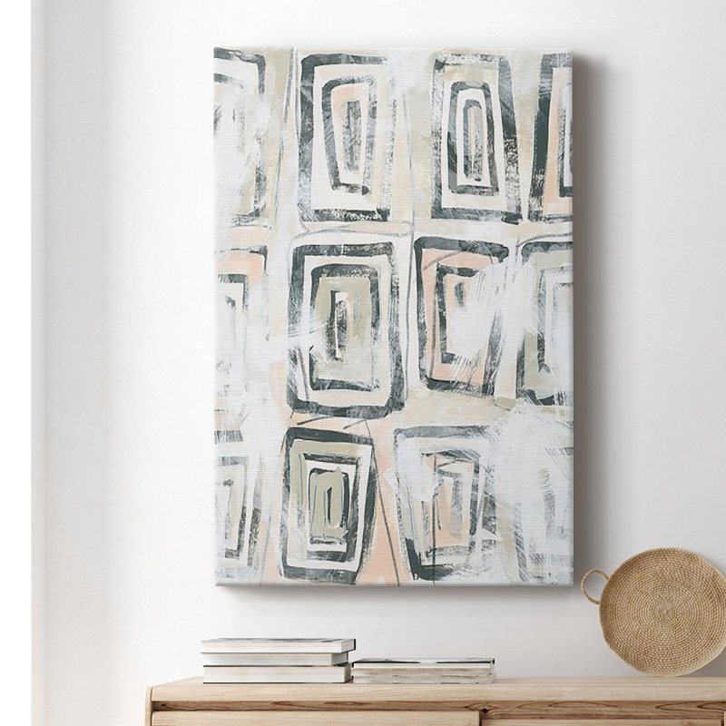 " Sand Glyphs IV ", 27" H x 18" W x 1" D