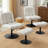 Upholstered Swivel Accent Chair With Ottoman-499478385