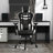 Inbox Zero Gustava Adjustable Reclining Ergonomic Faux Leather Swiveling PC & Racing Game Chair with Footrest-300416624