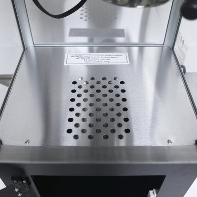 Popcorn Machine with Mobile Cart & 8oz Stainless Steel Kettle