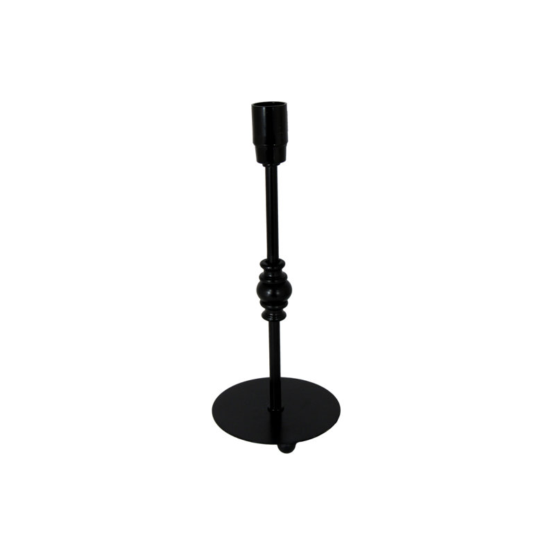 Base de lampe d'appoint noire seulement