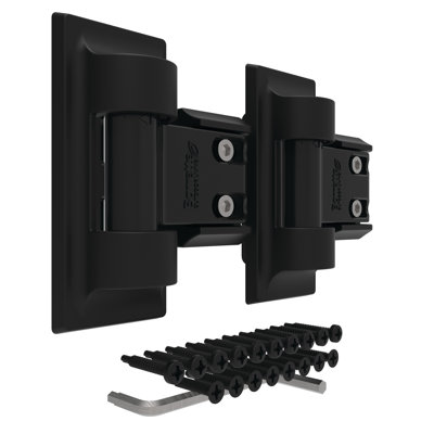 Standard Wrap Hinge Stainless Steel Black