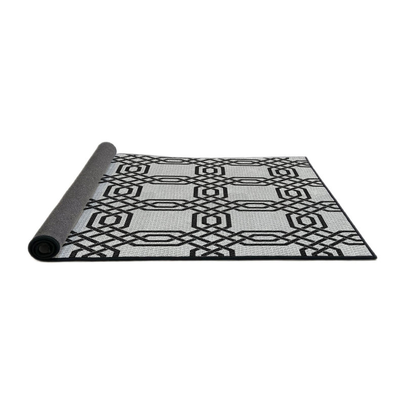 Geometric Indoor Rug, Round 3'