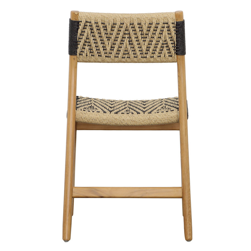 Lumen Teak Upholstered Dining Chair