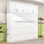 Lit escamotable multifonctionnel avec lattes et tablettes Arrabella