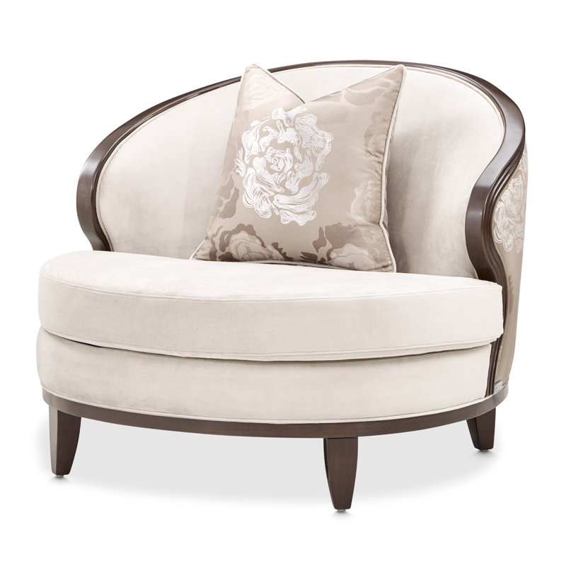 Camellia Field Barrel Chair