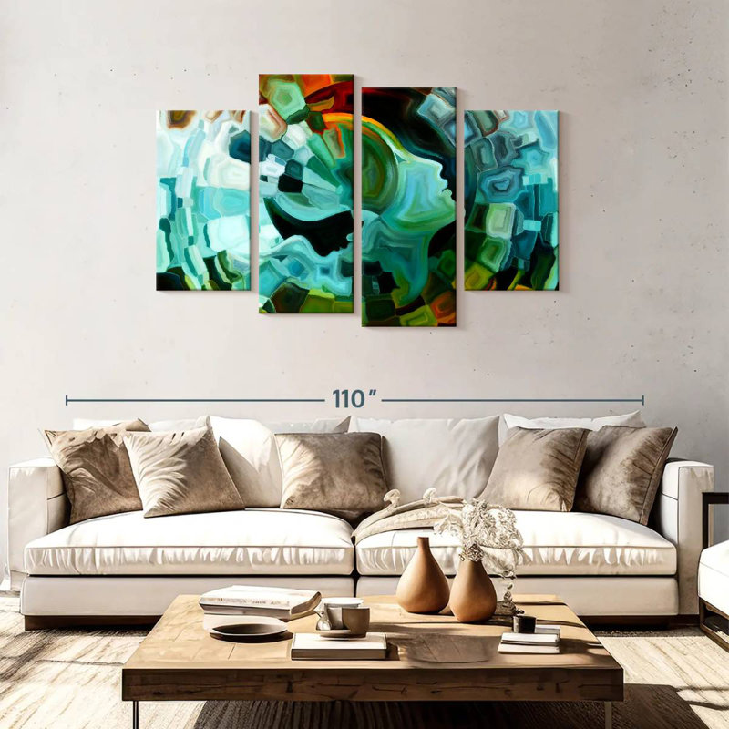 Leisha Creative Mind, 48" H x 75" W