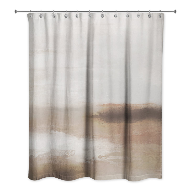 Soft Smooth Warm Abstract Shower Curtain