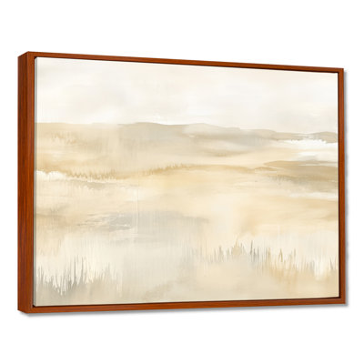 «Neutral Desert Wall Art», toile abstraite beige, Limont