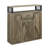 Abiram Rustic Oak Finish Server