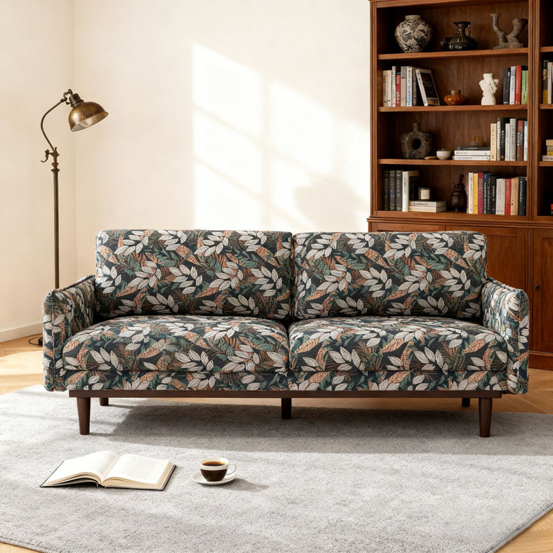 Loveseat Sofa 75.75" Sofa Couch 2-seater Sofa with Spacious Seating Area for Living Room, Green