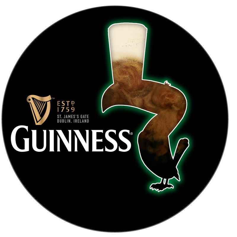 Tabouret de bar pivotant 31 po Guinness Feathering