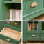Retro Multi-Function Solid Wood Bookcase