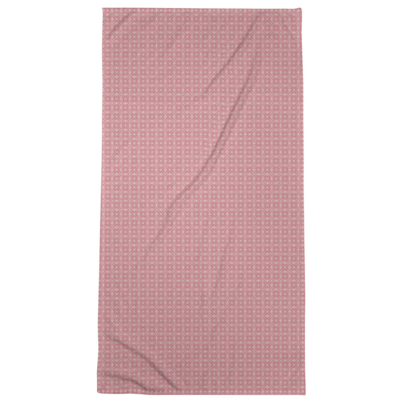 Serviette de bain napperon, Corail
