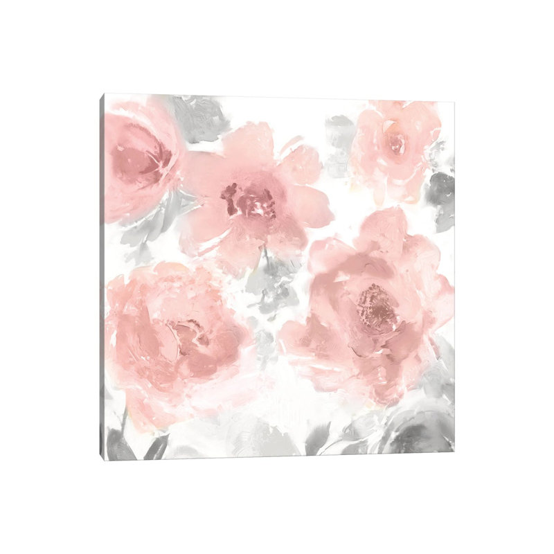 Springtime Pink Blush I by Kelsey Morris - Wrapped Canvas Painting, 30.48 cm H x 30.48 cm W