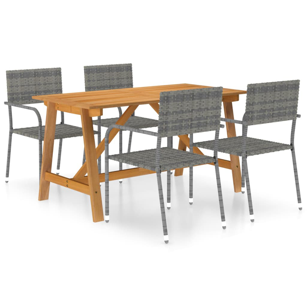 Madlen Rectangular 4 - Person 140Cm Long Dining Set