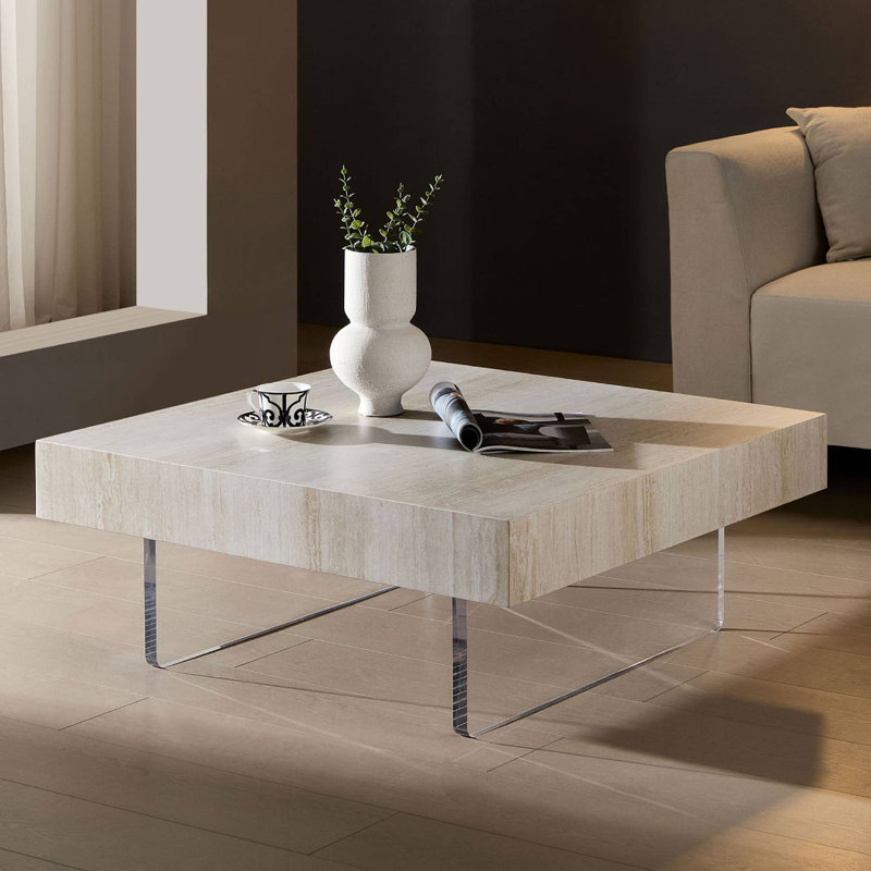 Table basse carrée 34,65 po Mariany