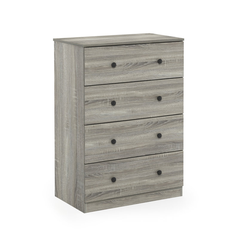Lakeyda 27.72'' W 4 - Drawer Dresser,  Oak Gray