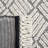 Altis Flat Weave Wool/Cotton Southwestern Rug in Black/Ivory-844113069