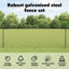 Vidaxl Fence With Posts Steel-116797952-116797938