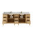 84'' Double Bathroom Vanity with Quartz Top-90698578-89856862