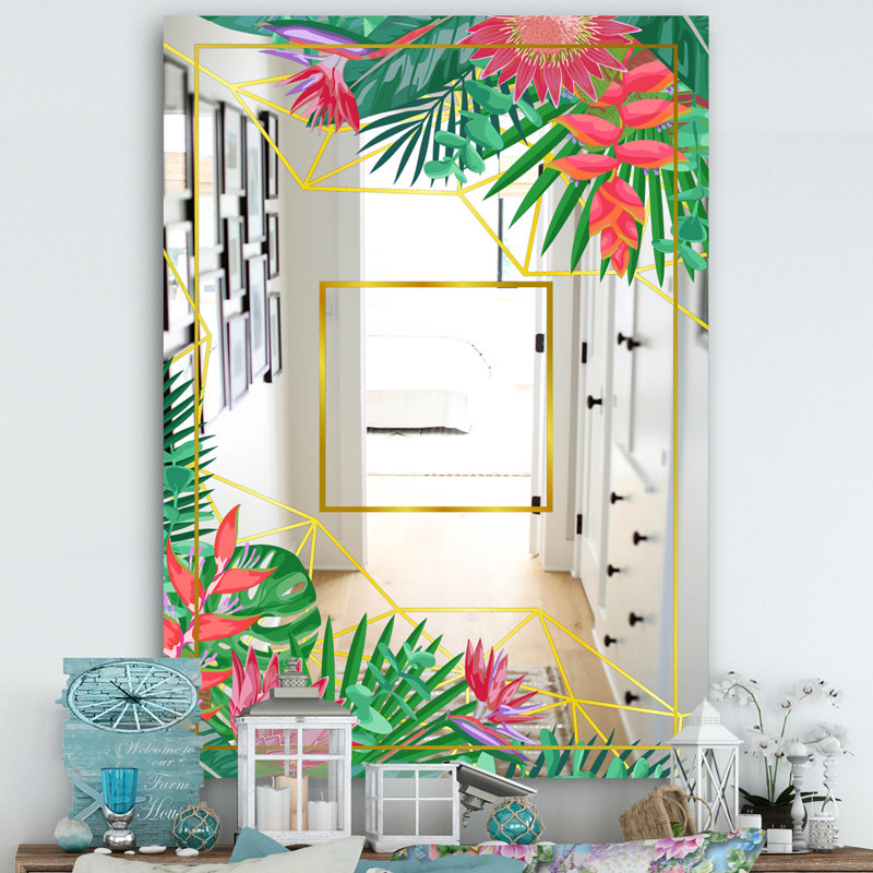 Miroir mural Efflorescent, H 39,4 po x l 29,5 po