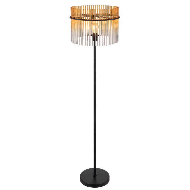 152cm Matte Novelty Floor Lamp, Black, Red