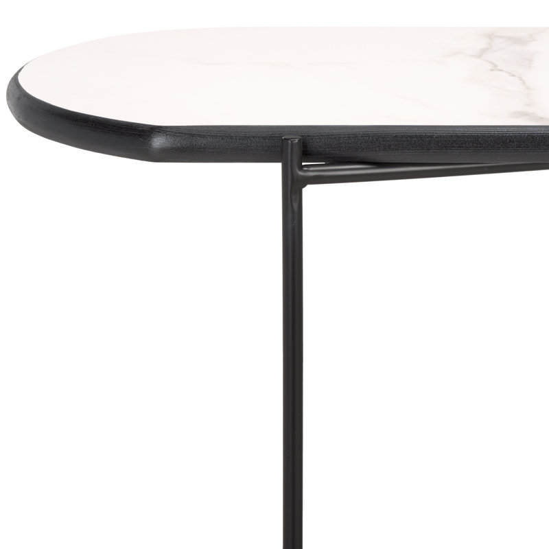 Trulie 47.25'' Console Table, White Faux Marble