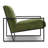  Bo Velvet Fabric Lounge Chair
