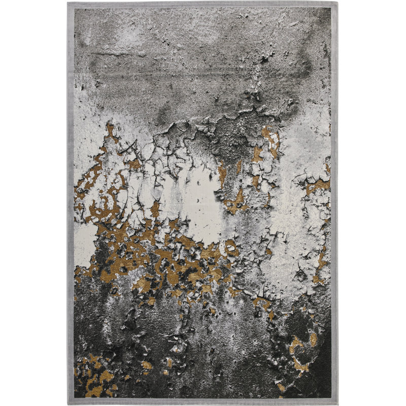 Porth Abstract Hand Woven Area Rug, Rectangle 195 x 280cm
