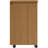 Jennarae MOSS 6-Drawer Chest with Wheels, Solid Pinewood-152338195