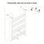 Raageh 117cm H x 60cm W Bookcase