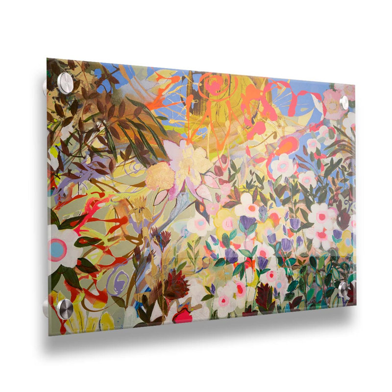 «Under The Sun» par Joan Elan Davis sur, Acrylique en plastique sans cadre, Non, H 18 po x l 24 po