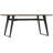 Century Walnut Metal Base Dining Table