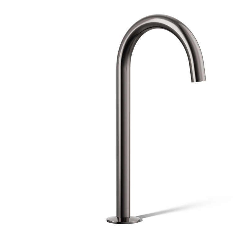 Components Bathroom Sink Faucet Spout With Tube Design 1.2 GPM, Satin