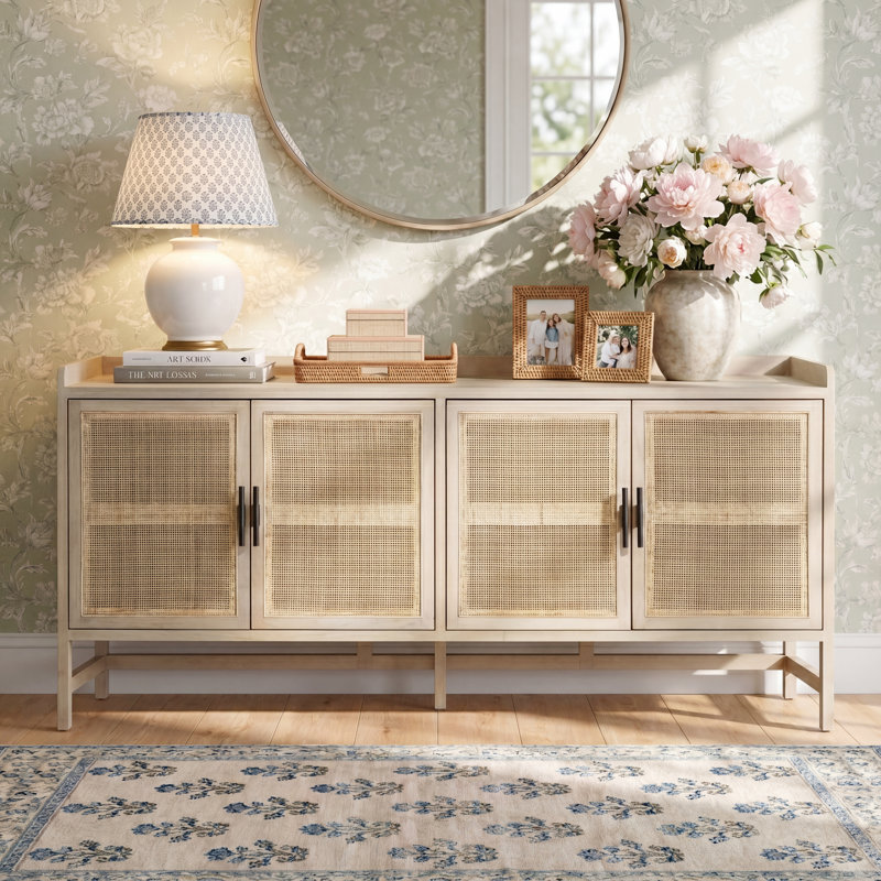 Boudreau 72'' Solid Wood Sideboard, Natural