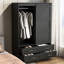 Armoire de rangement haute avec garde-robe-864032005