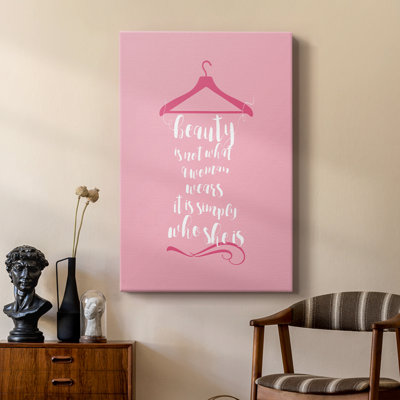 Beauty in Pink -Custom Wrapped Gallery Cavas